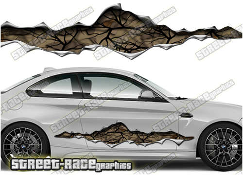 911 Ripped Metal PAIR