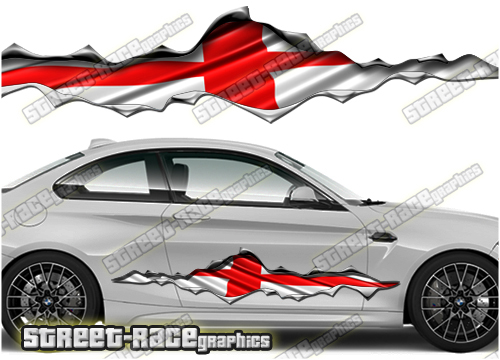 924 Ripped Metal PAIR