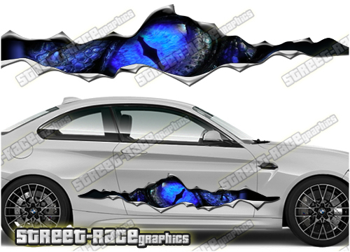 941 Ripped Metal PAIR