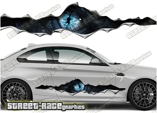 942 Ripped Metal PAIR