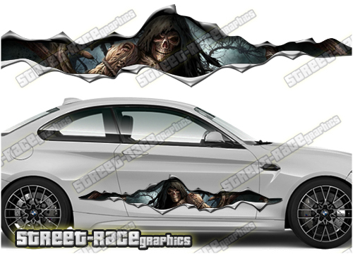 946 Ripped Metal PAIR