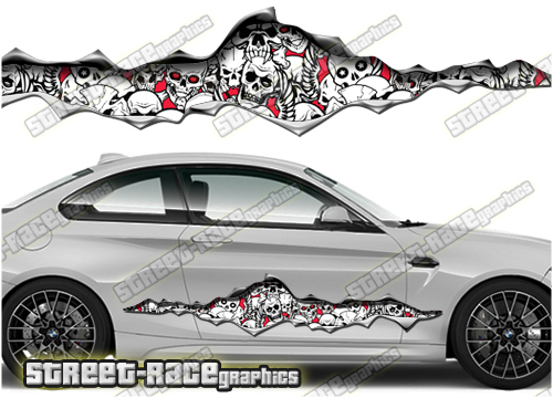 948 Ripped Metal PAIR