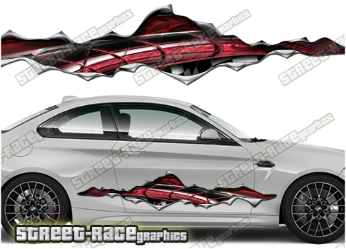 952 Ripped Metal PAIR