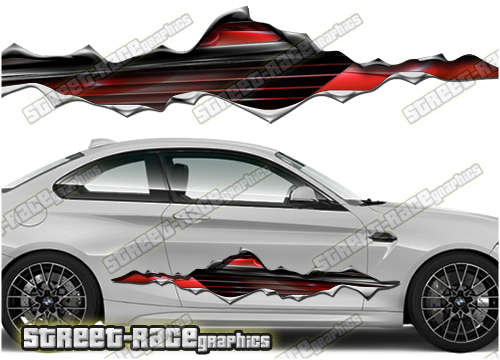 955 Ripped Metal PAIR