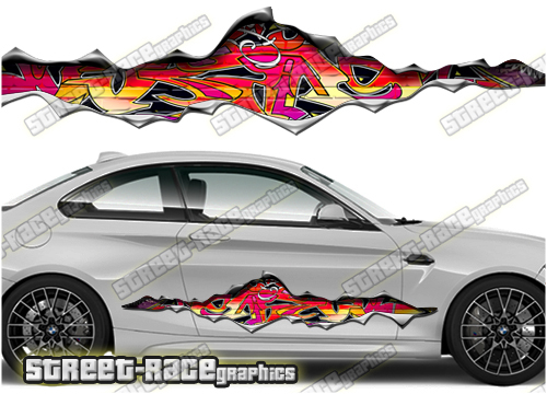 983 Ripped Metal PAIR