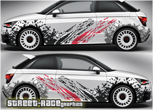 Audi A1 rally graphics 001