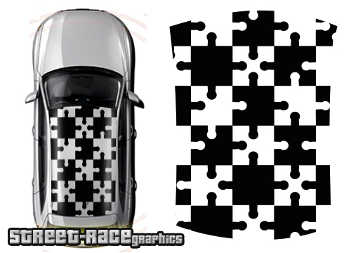 Audi A1 roof 004 jigsaw graphics
