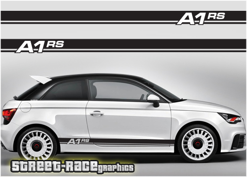 Audi A1 racing stripes 001 - A1 RS