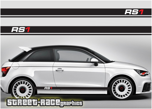 Audi A1 racing stripes 003 - RS1