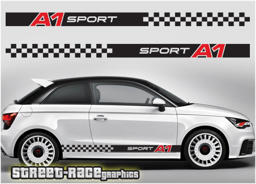Audi A1 racing stripes 005 - A1 sport