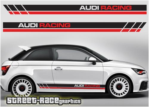 Audi A1 racing stripes 008
