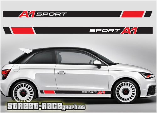Audi A1 racing stripes 011 - A1 sport