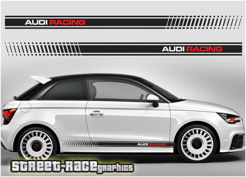 Audi A1 racing stripes 012