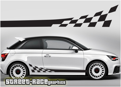 Audi A1 racing stripes 013