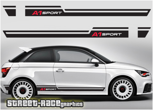 Audi A1 racing stripes 018
