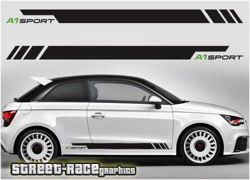 Audi A1 racing stripes 019 - A1 sport