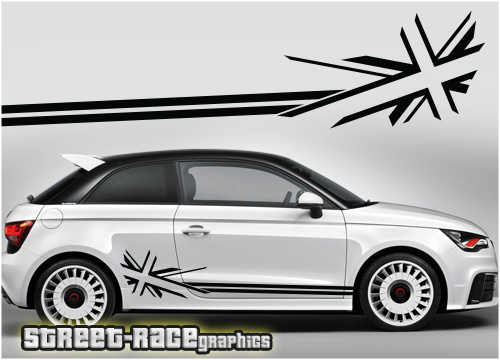 Audi A1 racing stripes 020 - Union Jack