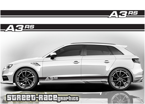 Audi A3 racing stripes 001 - A3 RS