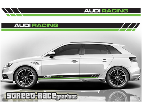 Audi A3 racing stripes 008