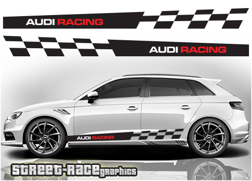 Audi A3 racing stripes 010