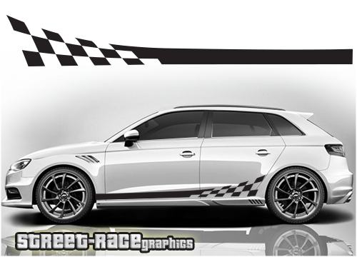 Audi A3 racing stripes 013