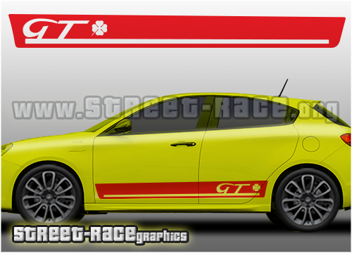 Alfa Romeo side stripes 022 GT graphics