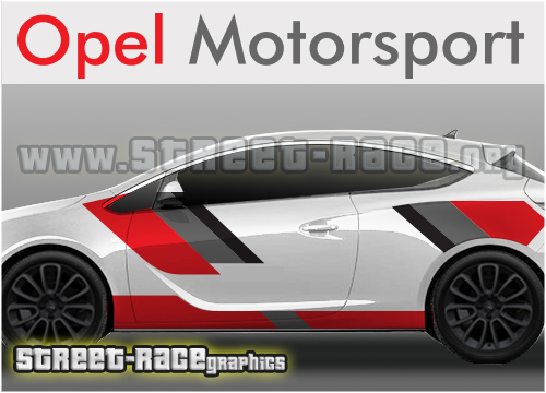 Vauxhall Astra side graphics 002 - RALLY Opel Motorsport