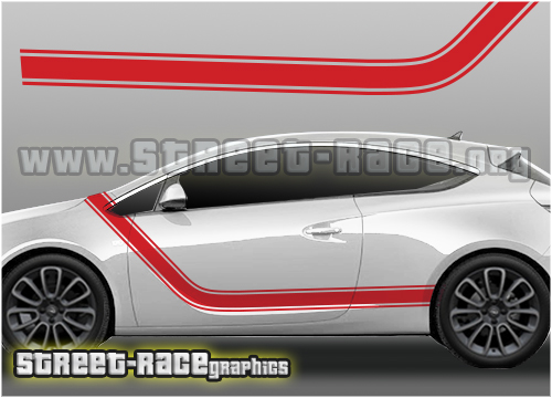 Astra side racing stripes 005