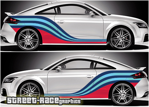 Audi Martini racing stripes 005 -TT