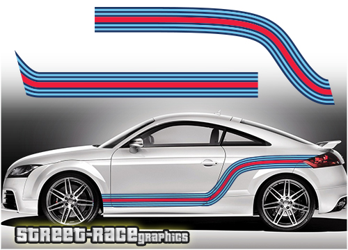 Audi Martini racing stripes 006 -TT