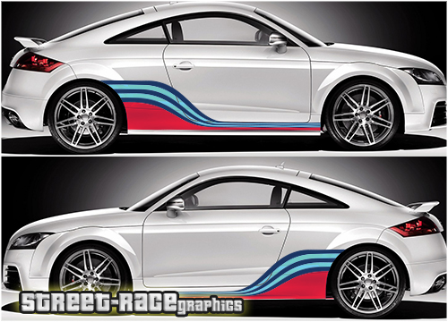 Audi Martini racing stripes 007 -TT