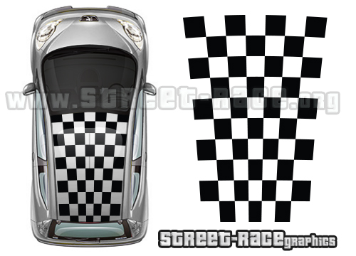 Toyota Aygo - 010 roof squares & bonnet stripes