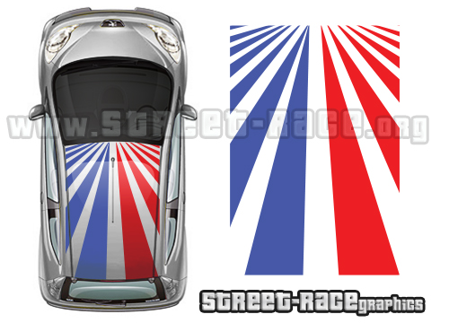 Toyota Aygo - 012 Rising sun roof graphics