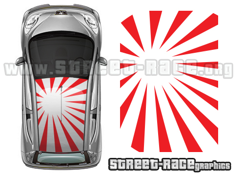 Toyota Aygo - 015 roof Rising sun