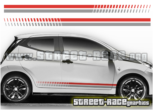 Toyota Aygo racing stripes 003