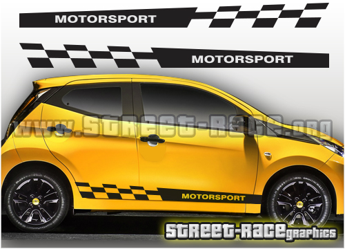 Toyota Aygo racing stripes 005