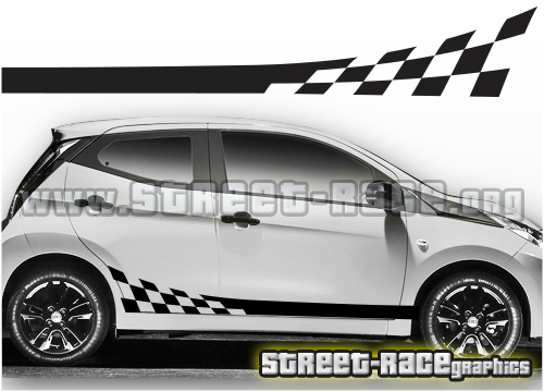 Toyota Aygo racing stripes 006
