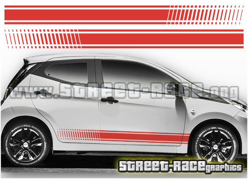 Toyota Aygo racing stripes 013