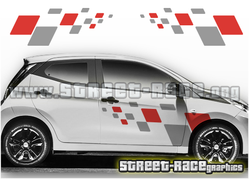 Toyota Aygo large side flags 015