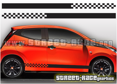 Toyota Aygo racing stripes 021