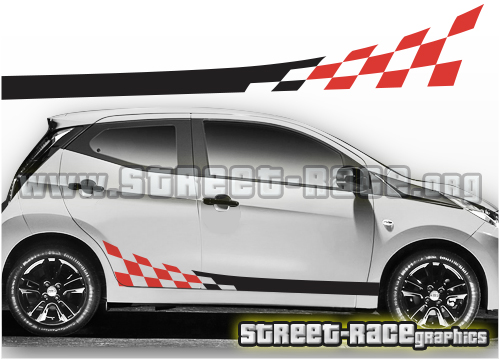 Toyota Aygo racing stripes 022