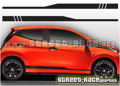 Toyota Aygo racing stripes 024