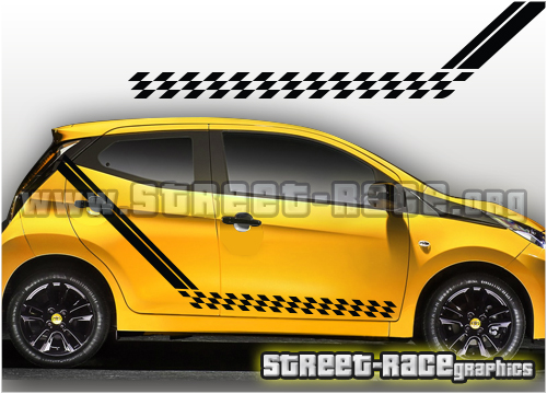Toyota Aygo racing stripes 027