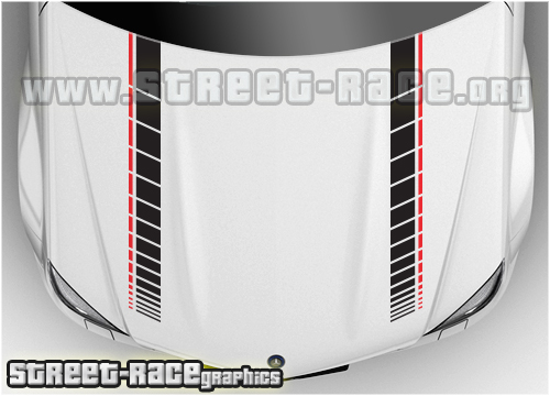 Bonnet racing stripe BS1208