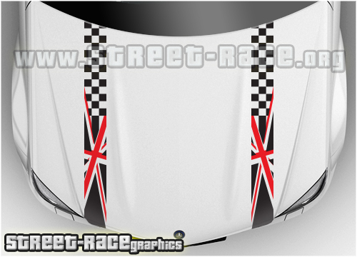 Mini bonnet stripe BS1804 - Union Jack