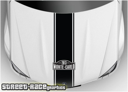 Skoda bonnet racing stripe BS1601 - Monte Carlo