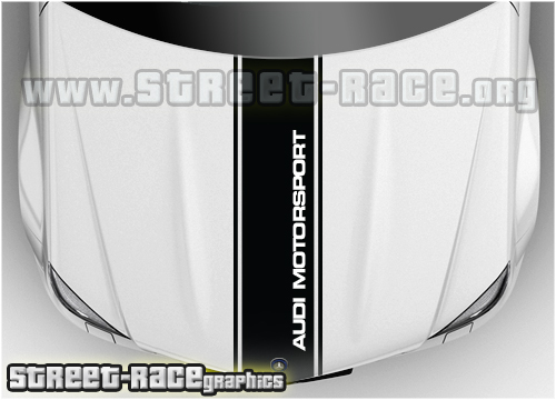 Audi bonnet stripe BS1902