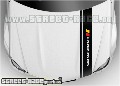 Audi bonnet stripe BS1905