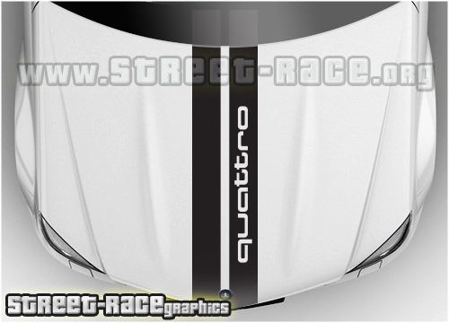 Audi bonnet stripe BS1906 - quattro