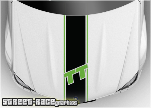 Audi bonnet racing stripe BS1911